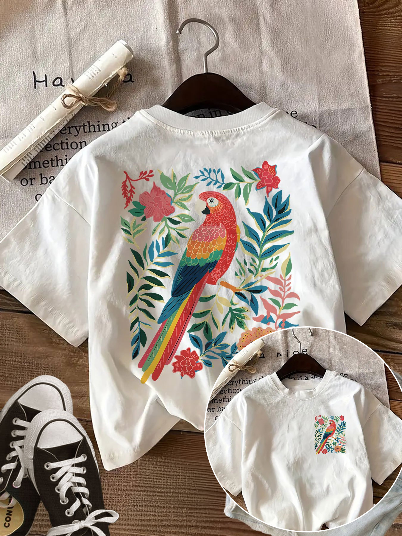 Plant Parenthood - Tropical Parrot Flower Graphic T Shirt