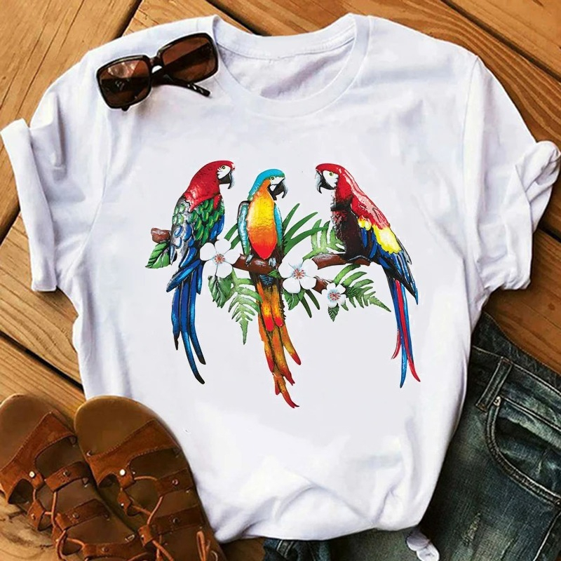 Colorful Parrot With Tropical  - Plant Parenthood recensie en prijs