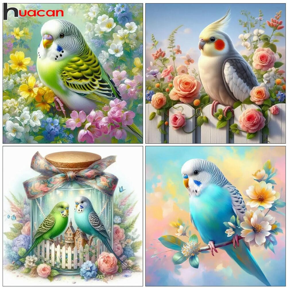 Huacan Parrot Diamond Art Pain - Plant Parenthood recensie en prijs