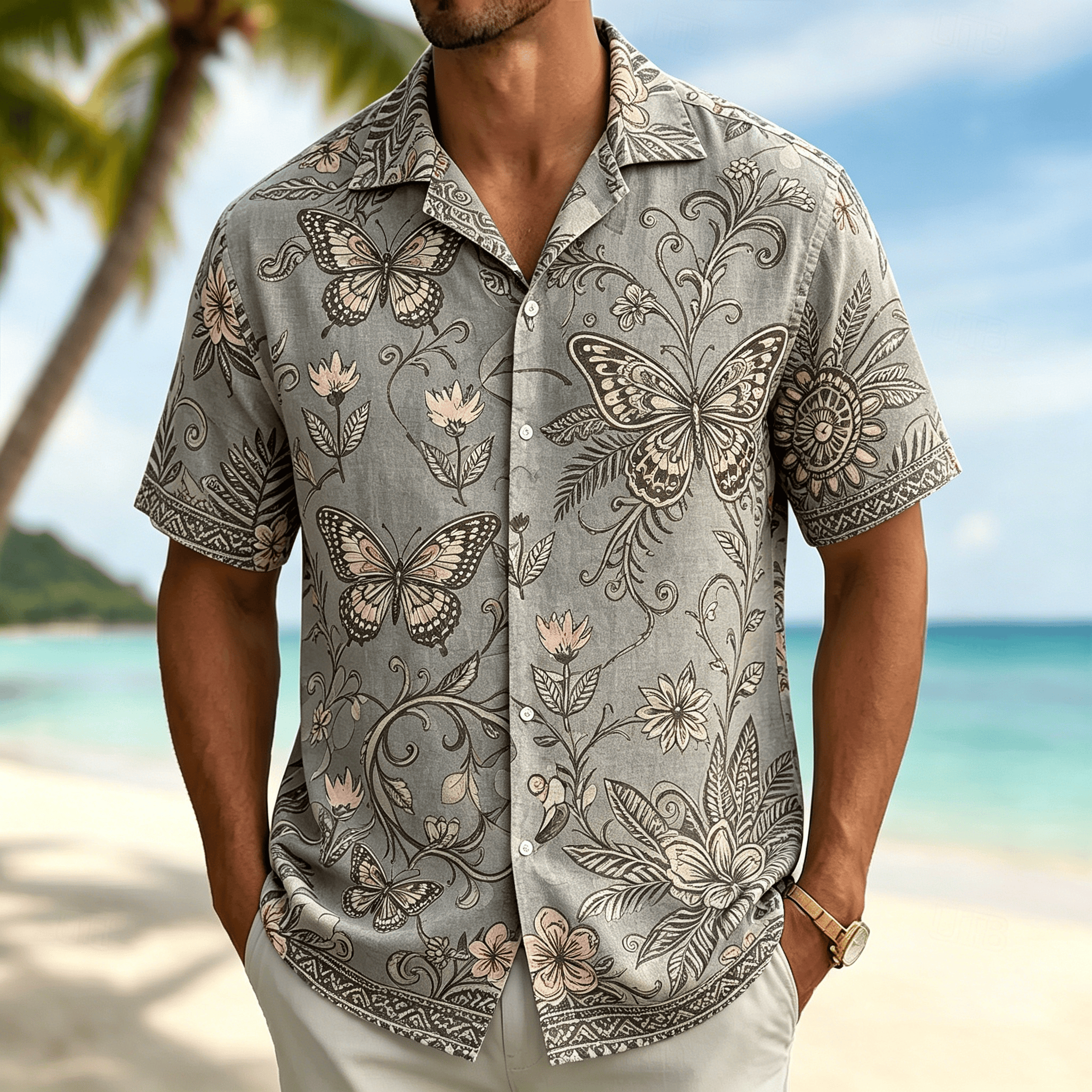 Men's Vintage Tropical Parrot  - Plant Parenthood recensie en prijs