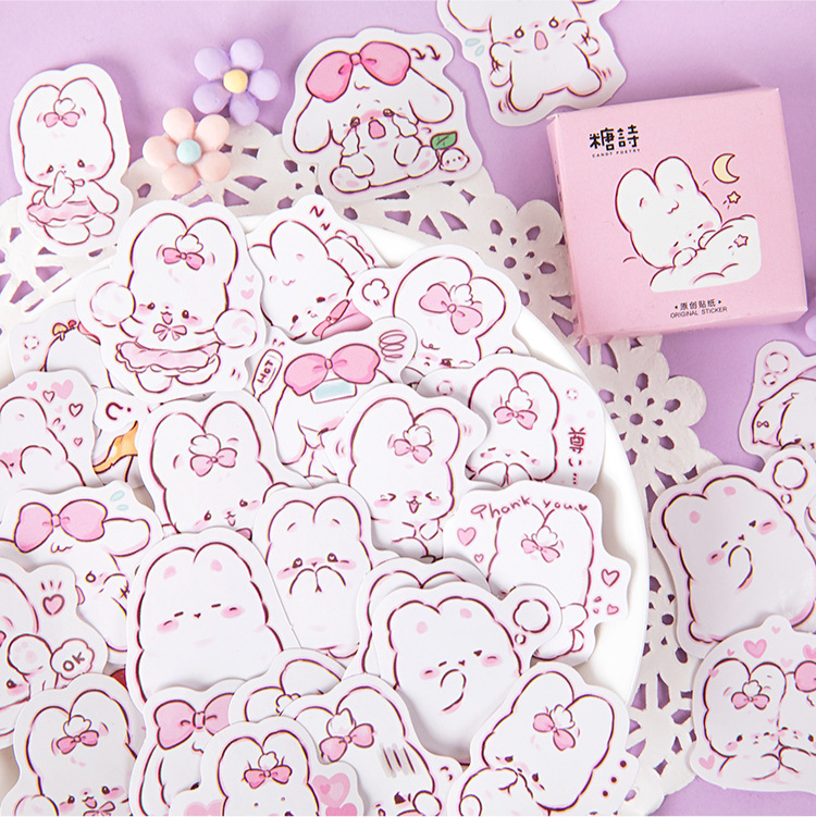 45 pcs/box Cute rabbit daily K - Planned Parenthood recensie en prijs