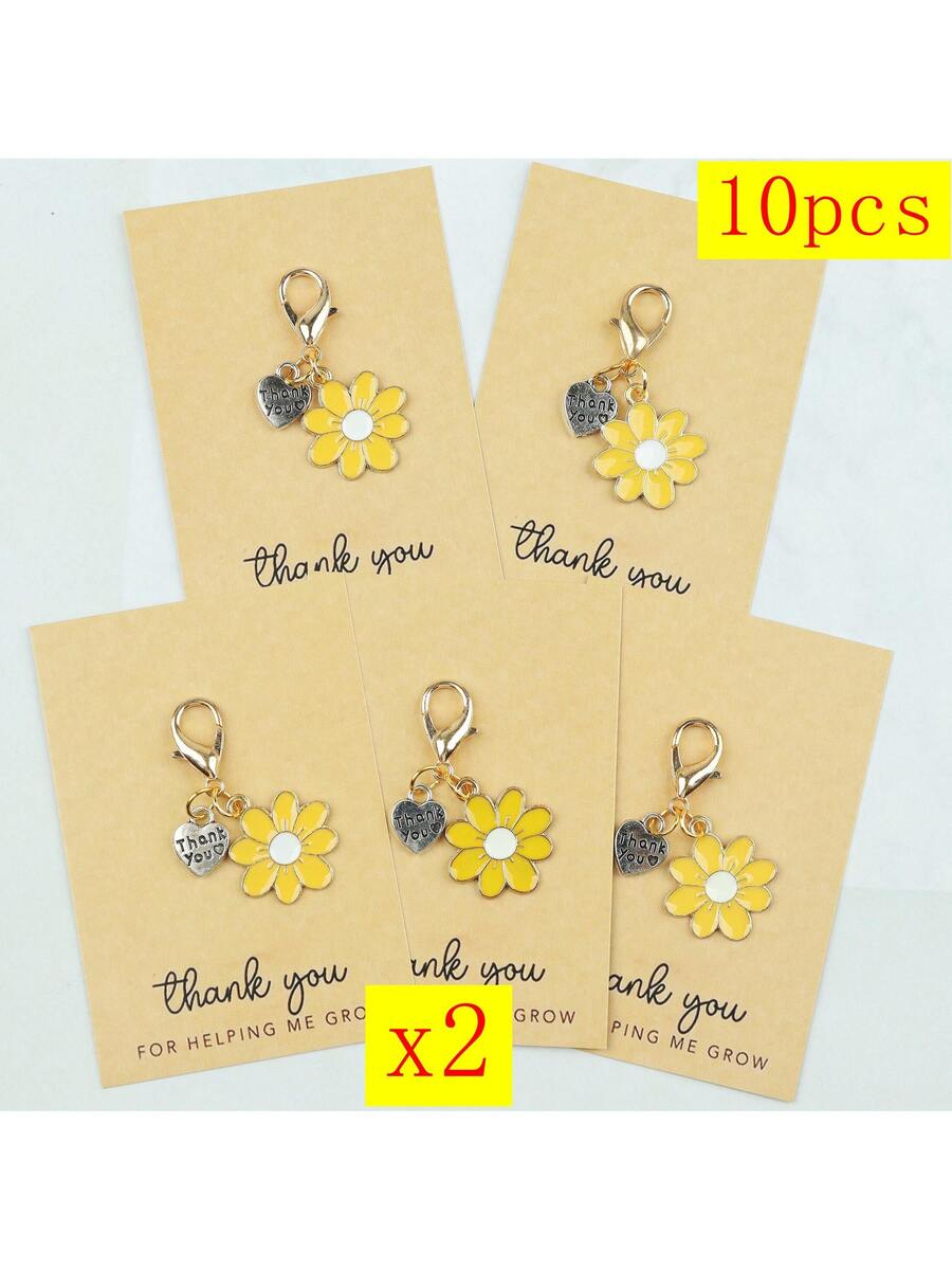 Enamel Daisy Keychains With Th - Parent Of Plant recensie en prijs
