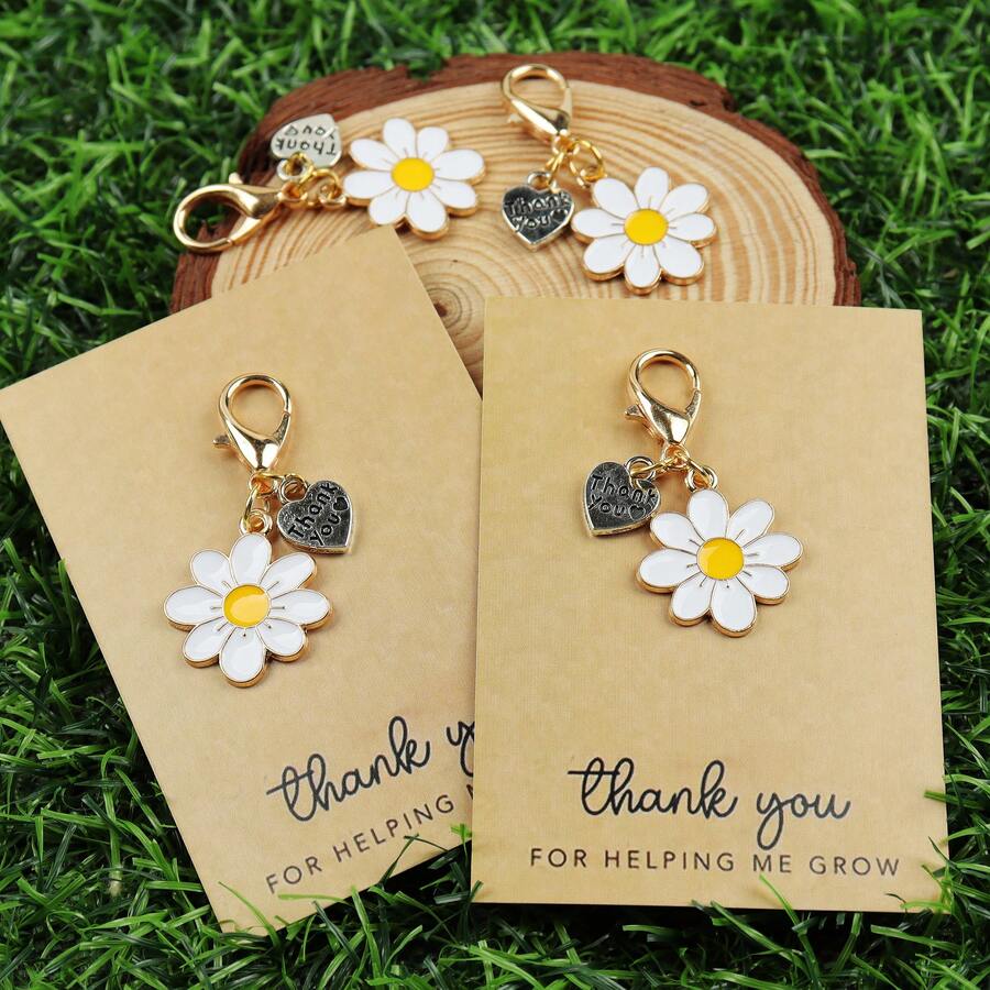 Enamel Daisy Keychains With Th - Parent Of Plant recensie en prijs