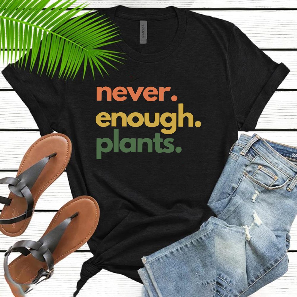 Never Enough Plants Shirt Retr - Plant Parenthood recensie en prijs