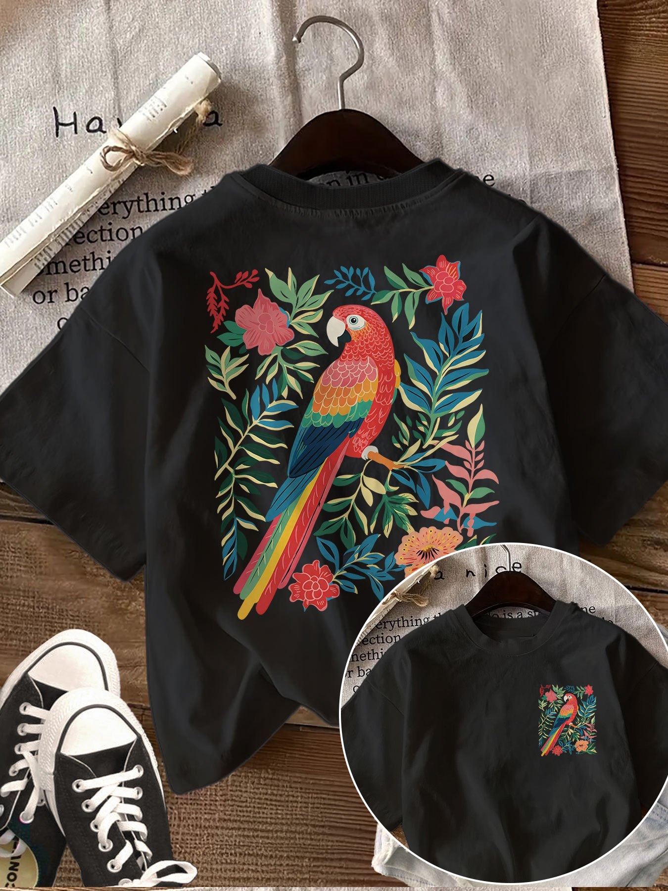 Tropical Parrot Flower Graphic - Plant Parenthood recensie en prijs