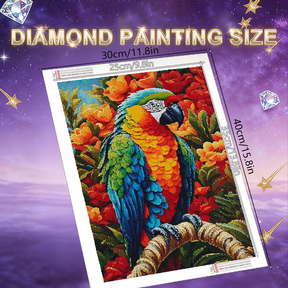 HUACAN Diamond Painting Parrot - Plant Parenthood recensie en prijs