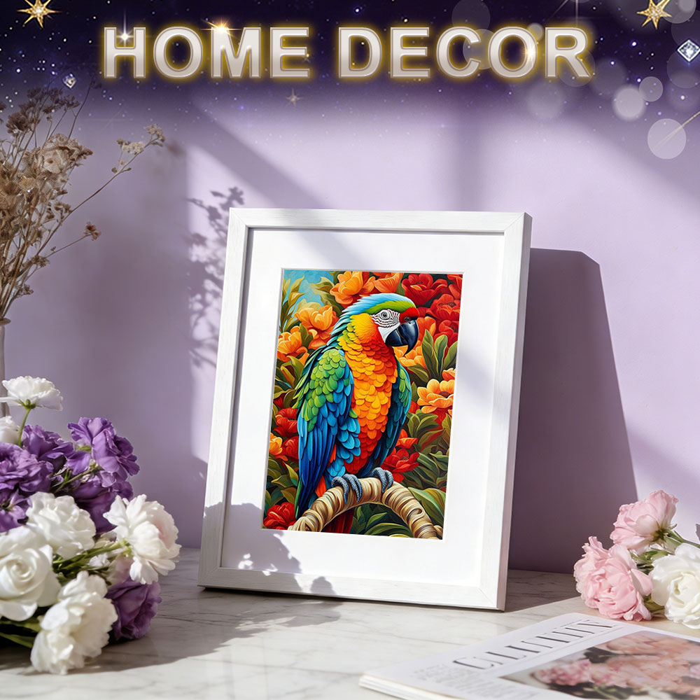 HUACAN Diamond Painting Parrot - Plant Parenthood recensie en prijs