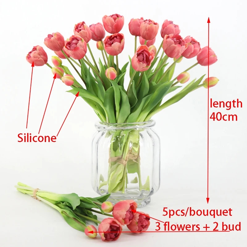 5pcs Silicone Parrot Tulip Art - Plant Parenthood recensie en prijs