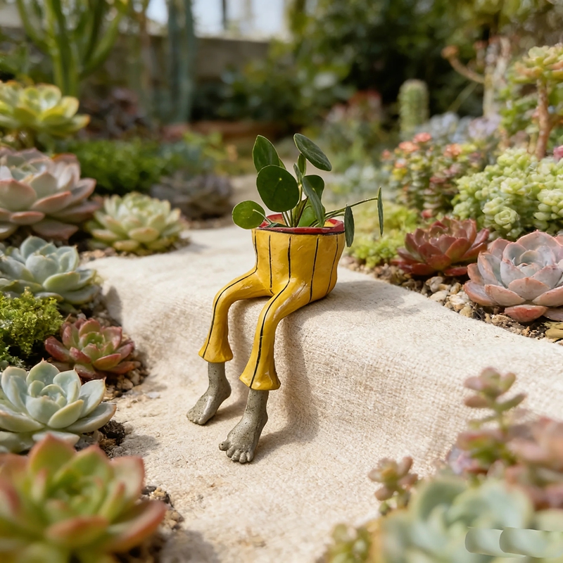 Whimsical Resin Leggy Planter  - Parent Of Plant recensie en prijs