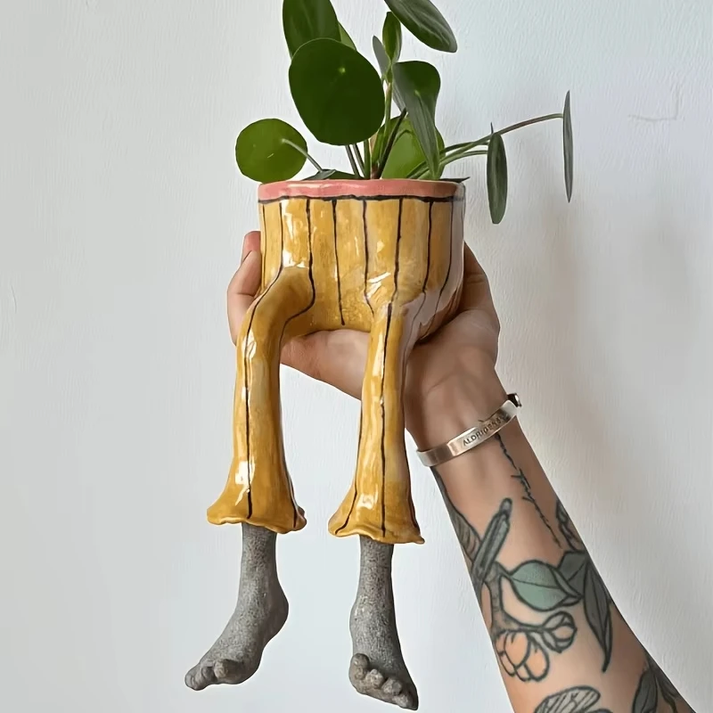 Whimsical Resin Leggy Planter  - Parent Of Plant recensie en prijs